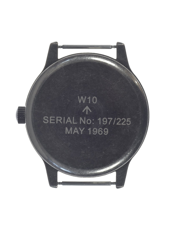 1960s Pattern Military Watch in Retro Pattern Casing on Nylon Webbing Strap - Needs a New Battery But Brand New