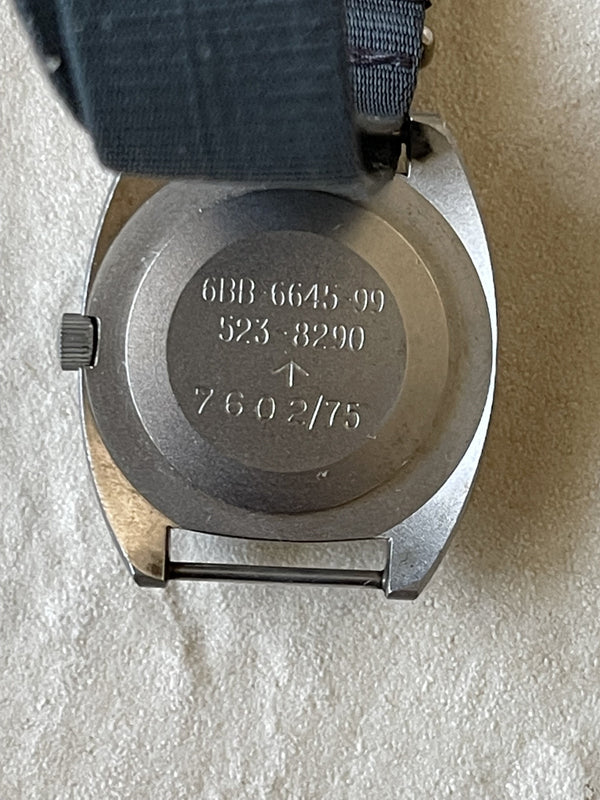 Hamilton W10 1975 Mechanical Military Watch - Runs Fine and Very Sound Original Condition
