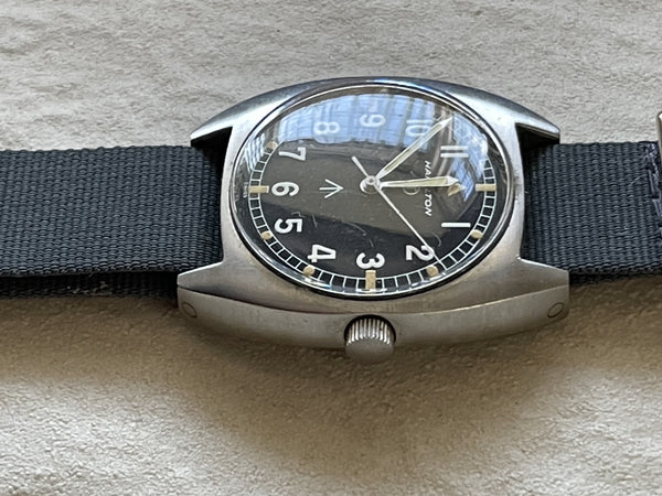 Hamilton W10 1975 Mechanical Military Watch - Runs Fine and Very Sound Original Condition