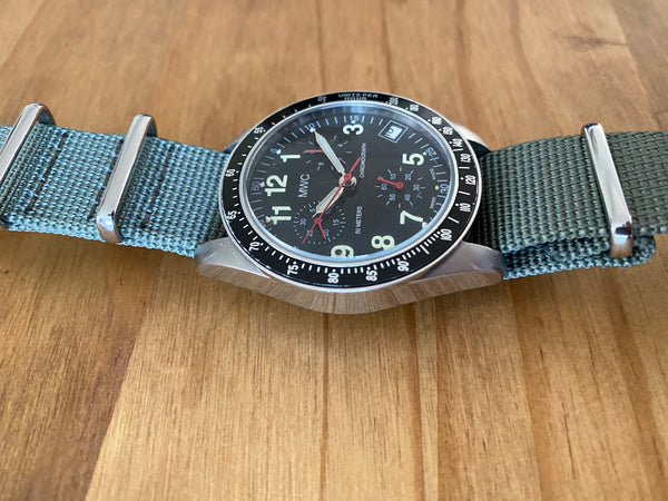 Limited Edition Pilots Chronograph made for USAF Pilots at Aviano, AFB in Italy (Needs Attention)