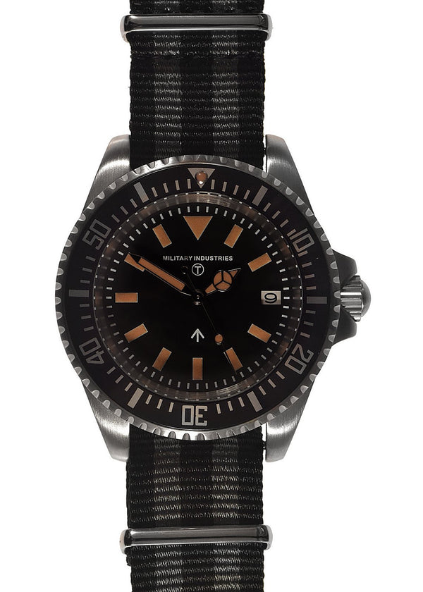 Military Industries 1982 Pattern 300m Water Resistant Military Divers Watch With Date Window (Automatic) Ex Display Model from a Recent Trade Show