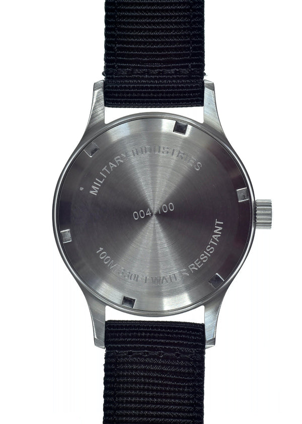 Classic W10 Stainless Steel 1950's Pattern 100m Water Resistant Automatic Military Watch with Sapphire Crystal and Date Window - Ex Display Watch from a Trade Show