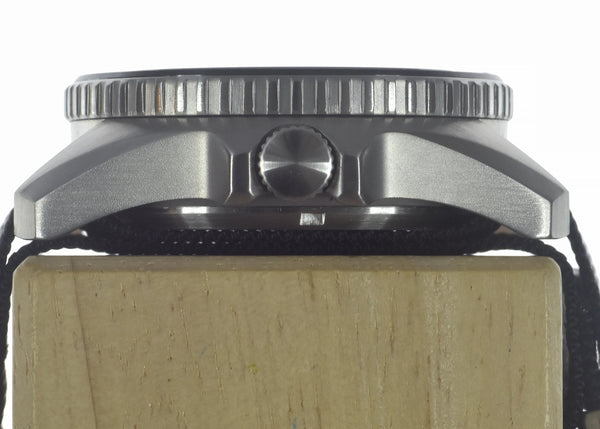 MWC Military Divers Watch in Stainless Steel Case with Sapphire Crystal, Ceramic Bezel and Solid Fixed Strap Bars (Quartz) Ex Display Watch from FEINDEF (La feria de Defensa y Seguridad de España) in Spain