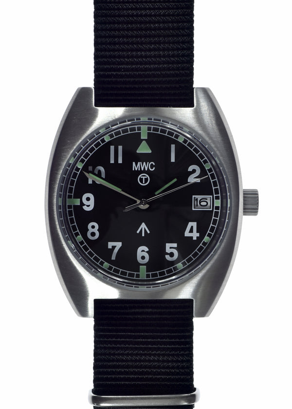 MWC W10 1970's Pattern 24 Jewel Automatic Military Watch with 100m Water Resistance - Ex Display Watch from the IWA Show Half Price