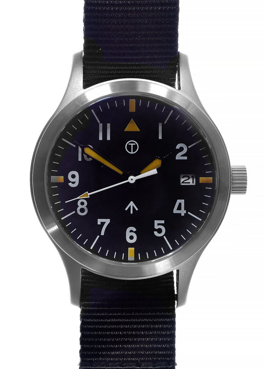 MWC Mk III Stainless Steel 1950's Pattern 100m Water Resistant Automatic Military Watch with Retro Dial and Sapphire Crysta - Ex Display Watch from the IWA Show