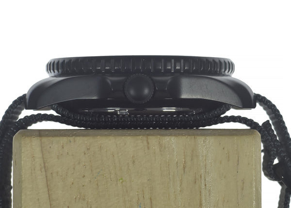 Brand New and Very Rare Original 2001 MWC Black PVD Steel Quartz Military Divers Watch