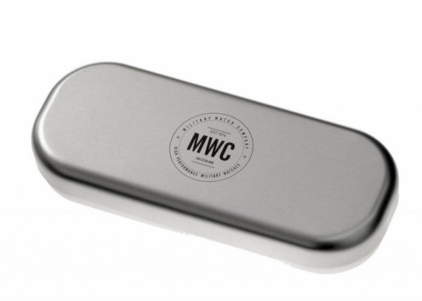 MWC Titanium General Service Watch, 300m Water Resistant, 10 Year Battery Life, Luminova, Sapphire Crystal and 12/24 Dial Format (Non Date Version) - Save 50% Ex Display Watch from a Trade Show - LOCATION EU