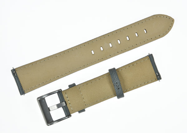 20mm Grey Sailcloth CORDURA® Watchstrap