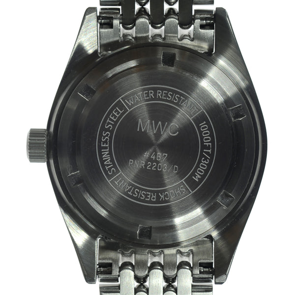 MWC Classic 1960s Pattern Dual Time Zone Automatic Divers Watch with Sapphire Crystal on Matching Bracelet - Brand New Ex Display Watch from the 2025 Nürnberg IWA Show