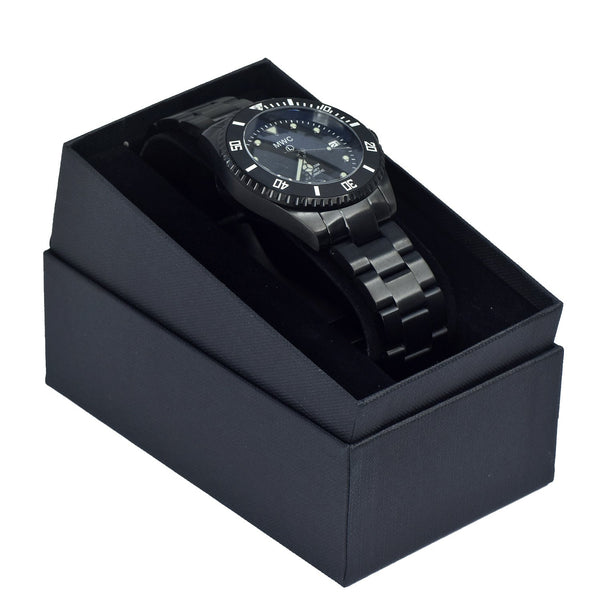 MWC 24 Jewel 300m Automatic Divers Watch with PVD Bracelet, Ceramic Bezel and Sapphire Crystal - Ex Demo / Photographic Sample