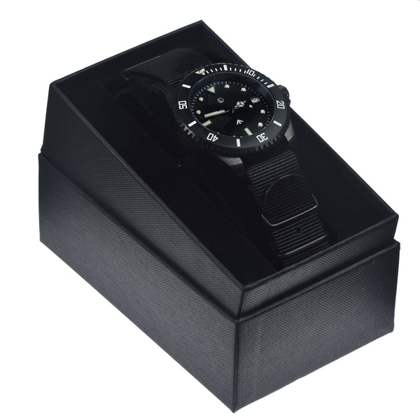 MWC 24 Jewel PVD 300m Automatic Military Divers Watch with Sapphire Crystal and Ceramic Bezel - Ex Display Watch - Location EU