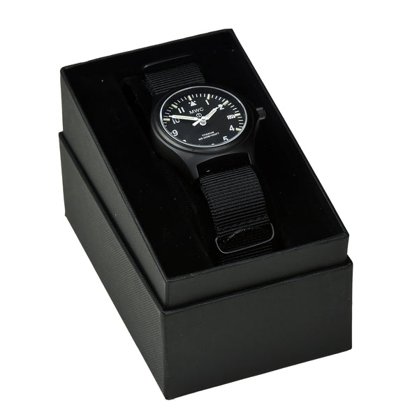 Black PVD Titanium G10 Military Watch with 300m Water Resistance, Sapphire Crystal, 10 Year Battery Life and GTLS Tritium Illumination - Ex Display Watch from the 2025 Shot Show - Reduced to Half Price to Clear - Location EU