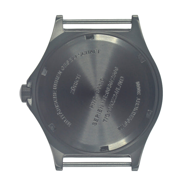 MWC Titanium General Service Watch, 300m Water Resistant, 10 Year Battery Life, Luminova, Sapphire Crystal and 12/24 Dial Format (Non Date Version) - Save 50% Ex Display Watch from a Trade Show - LOCATION EU