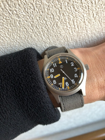 MWC 1940s to 1960s Pattern General Service Watch with Sterile Dial and 24 Jewel Automatic Movement (Retro Dial Variant)