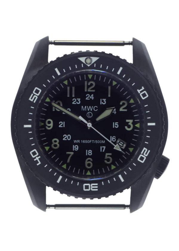 MWC 500m (1640ft) Water Resistant Stainless Steel Automatic Divers Watch With 12/24 Dial, Sapphire Crystal, Ceramic Bezel and Helium Valve - 2 x Brand New Surplus Watches to Clear From a Trade Show