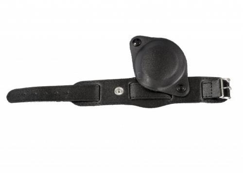 18mm Black 1950s Pattern Leather Military Watch Strap with Protective Face Cover - SAVE 70% SURPLUS STOCK REDUCED TO CLEAR