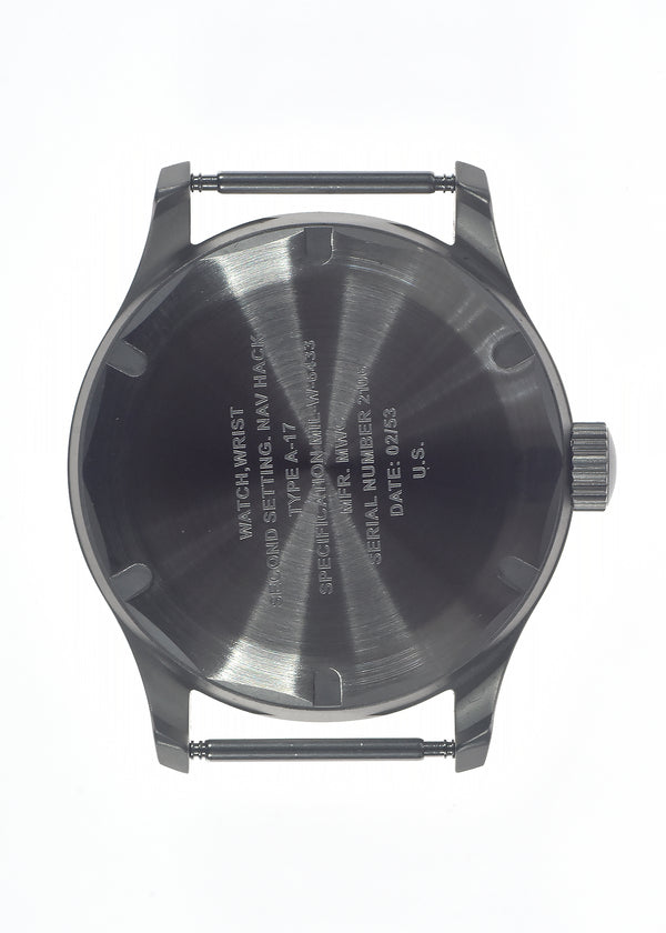 A-17 U.S 1950s Korean War Pattern 100m/330ft Water Resistant Military Watch with Shatter and Scratch Resistant Box Sapphire Crystal (Automatic)