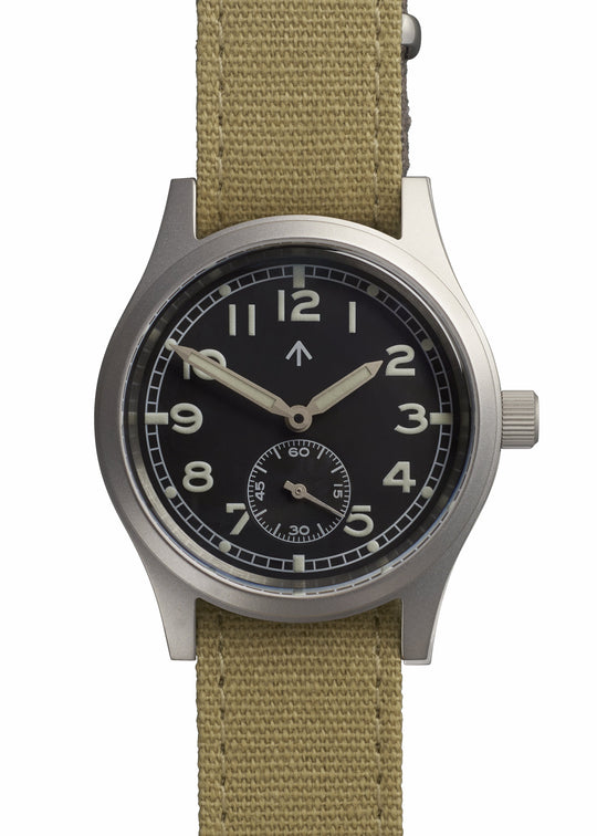 MWC 1940s/1950s "Dirty Dozen" Pattern General Service Watch with 24 Jewel Swiss SW216 Hand Wound Movement and Box Sapphire Crystal - Ex Display Watch from MWC Looks New Large Saving over Regular Price