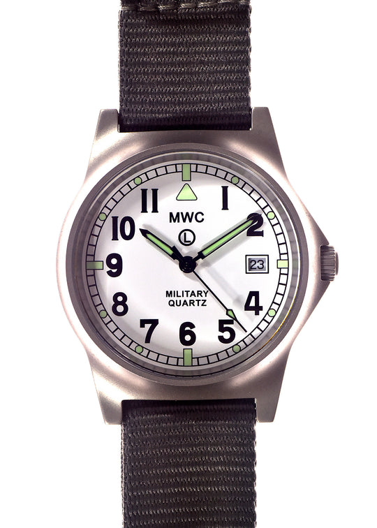 MWC G10LM General Service Watch with High Visibility White Dial (With Date Window)