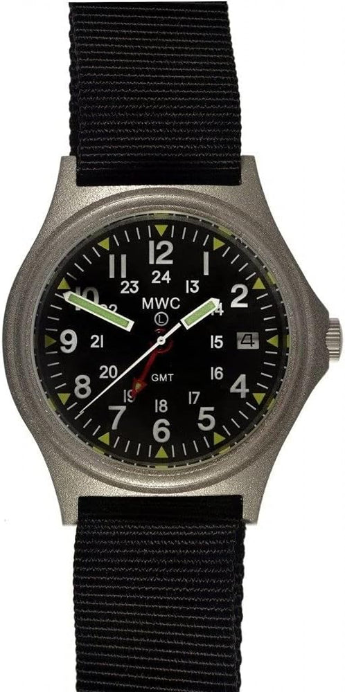 MWC GMT 100m/330ft Water resistant Military Watch in Stainless Steel Case with Screw Crown - Ex Display Model from the 2024 Seoul International Aerospace & Defense Exhibition (ADEX)
