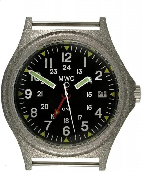 MWC GMT 100m/330ft Water resistant Military Watch in Stainless Steel Case with Screw Crown - Ex Display Model from the 2024 Seoul International Aerospace & Defense Exhibition (ADEX)