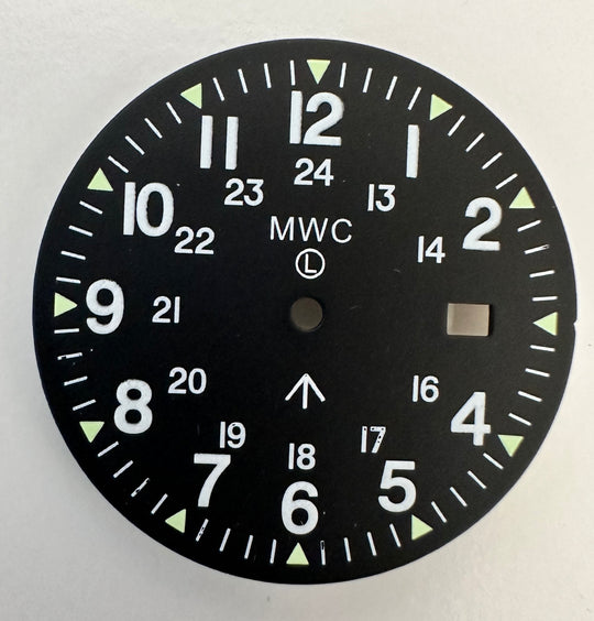 MWC G10 Battery Hatch Model Watch Dial Ideal for a Project or Dial Replacement