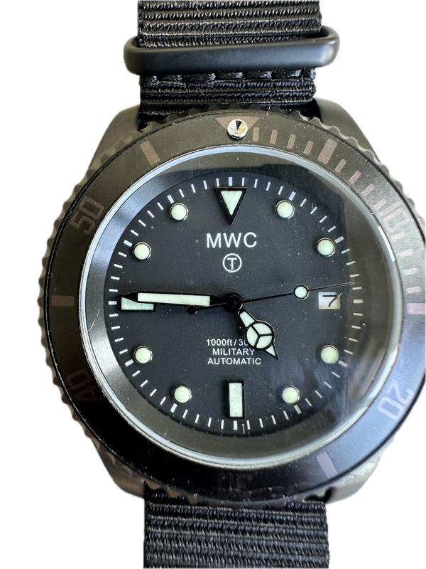 MWC Non Reflective PVD 300m Automatic Military Divers Watch (2013 Model) - Running and Looks Brand New