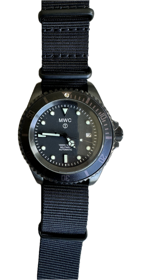 MWC Non Reflective PVD 300m Automatic Military Divers Watch (2013 Model) - Running and Looks Brand New
