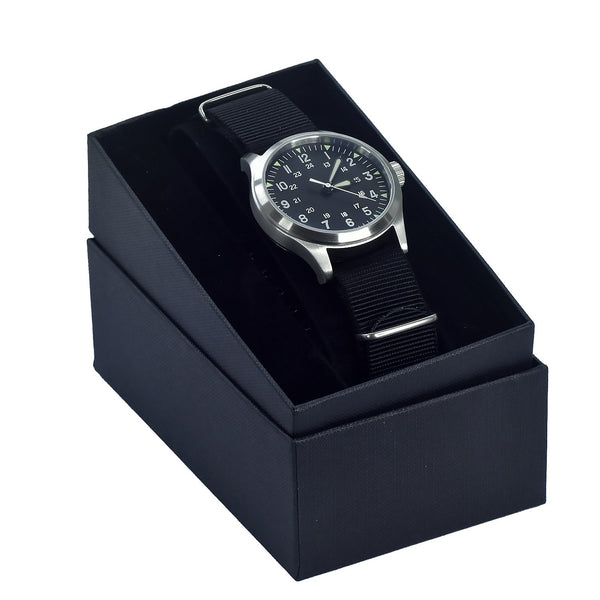 MWC Mk III Stainless Steel 1950's Pattern 100m Water Resistant Automatic Military Watch with Sapphire Crystal  - Ex Display Watch from the SPIE Security + Defence Show in Berlin (Item Location EU)