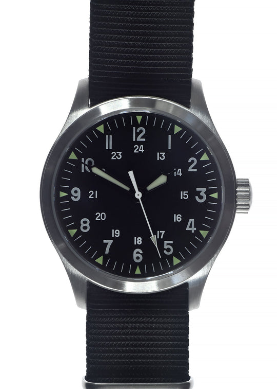 MWC Mk III Stainless Steel 1950's Pattern 100m Water Resistant Automatic Military Watch with Sapphire Crystal  - Ex Display Watch from the SPIE Security + Defence Show in Berlin (Item Location EU)