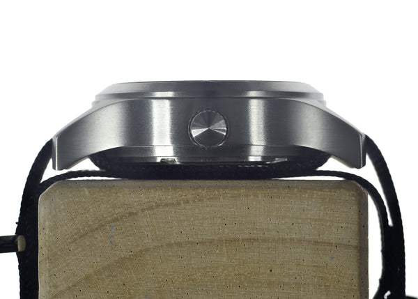 MWC Mk III Stainless Steel 1950's Pattern 100m Water Resistant Automatic Military Watch with Sapphire Crystal - Ex Display Watch from the SPIE Security + Defence Show in Berlin Reduced to Half Price to Clear (Item Location UK)