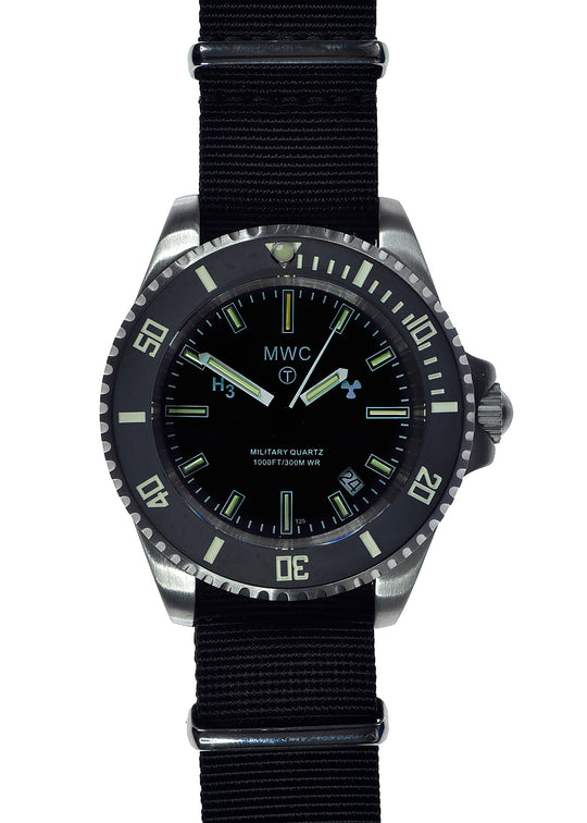 MWC 300m Military Divers Watch with Tritium GTLS Tubes - Ex Display Watch from the 2025 US Shot Show in Las Vegas - Reduced to Half Price