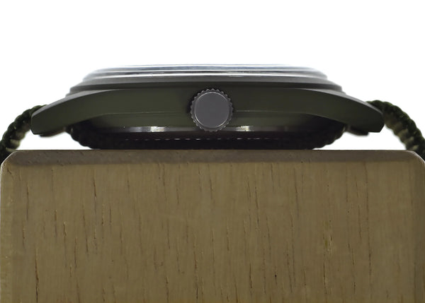 MWC Classic 1960s/70s Pattern Olive Drab Vietnam Watch on Matching Webbing Strap