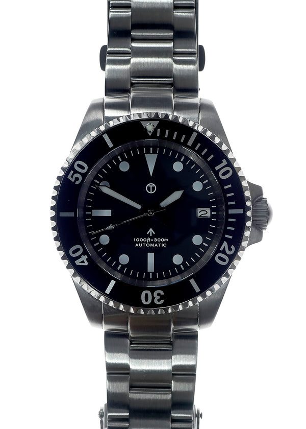 MWC 24 Jewel 1982 Pattern 300m Automatic Military Divers Watch with Sapphire Crystal on a Stainless Steel Bracelet