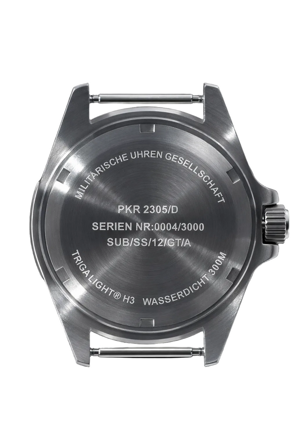 MWC 24 Jewel 300m Automatic Military Divers Watch with Tritium GTLS Illumination and Sapphire Crystal