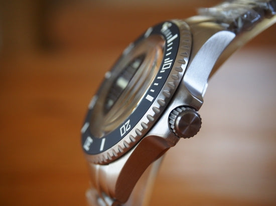 MWC 24 Jewel 300m Stainless Steel Automatic Divers watch on a Matching Bracelet - Brand New Surplus Watch Reduced