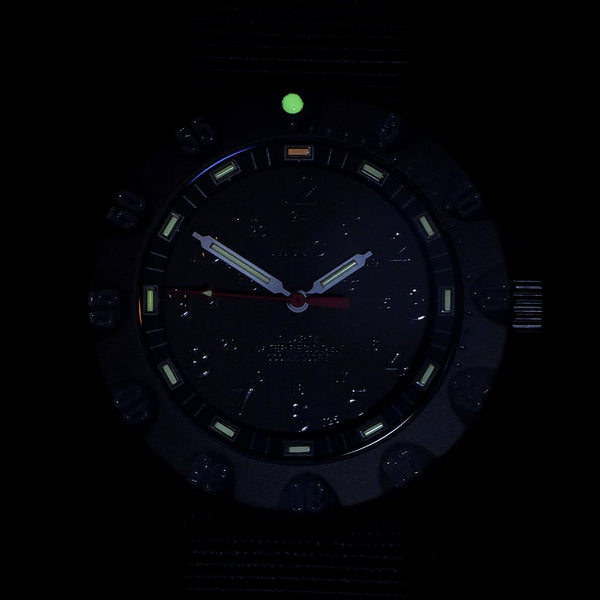 MWC P656 2023 Model Titanium Tactical Series Watch with Subdued Dial, GTLS Tritium and Ten Year Battery Life (Non Date Version) - Ex Display Watch from the IFSEC 2024 Military and Security Industries Show