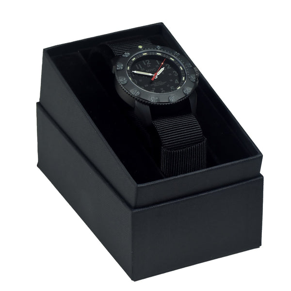 MWC P656 2023 Model Titanium Tactical Series Watch with Subdued Dial, GTLS Tritium and Ten Year Battery Life (Non Date Version) - Ex Display Watch from the IFSEC 2024 Military and Security Industries Show
