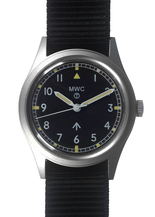 W10 1960s Pattern  Military Watch with Plexiglass Crystal and Handwound Mechanical Movement