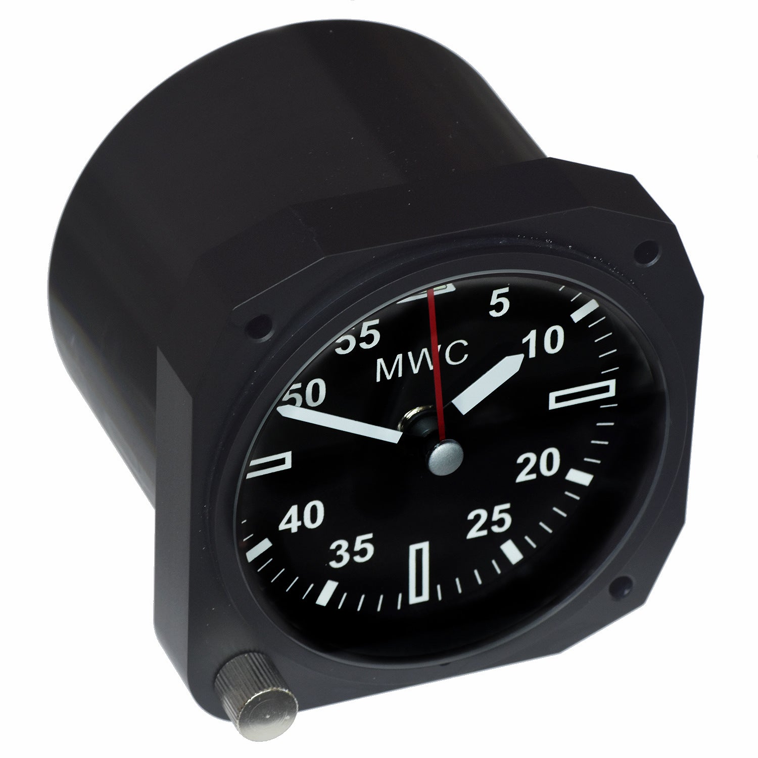 Limited Edition Replica Cockpit / Desk Clock in Matt Black Finish