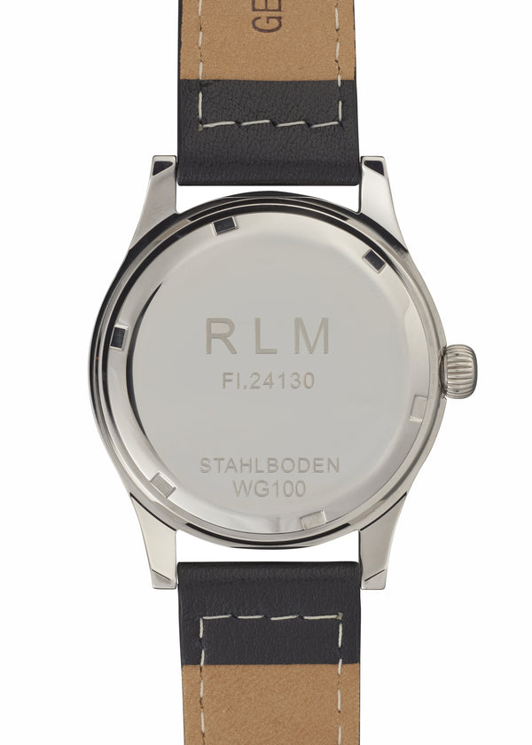 Aeschbach WW2 Pattern Germany Luftwaffe / Reichsluftfahrtministerium (RLM) Pilots Watch with 24 Jewel Swiss Sellita SW216 Hand Winding Movement and Sapphire Crystal - Special Introductory Price