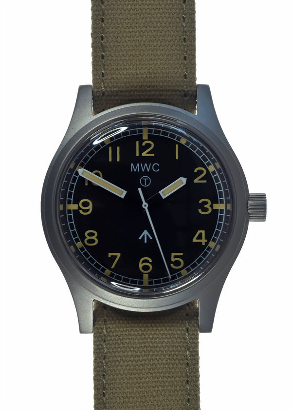 MWC 1940s to 1960s Pattern General Service Watch with 24 Jewel Automatic Movement (Retro Dial Variant) - Ex Display Watch (Location: UK)