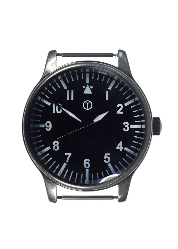 1960s Pattern Military Watch in Retro Pattern Casing on Nylon Webbing Strap - Needs a New Battery But Brand New