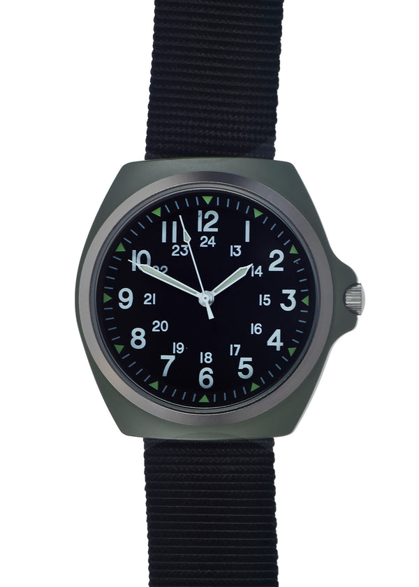 Batch of 10 Watches for Resellers - Military Industries Remake of the mid 1980s Pattern MIL-W-46374C U.S Pattern Military Watch in Olive Drab - Will Probably Need a Battery Soon
