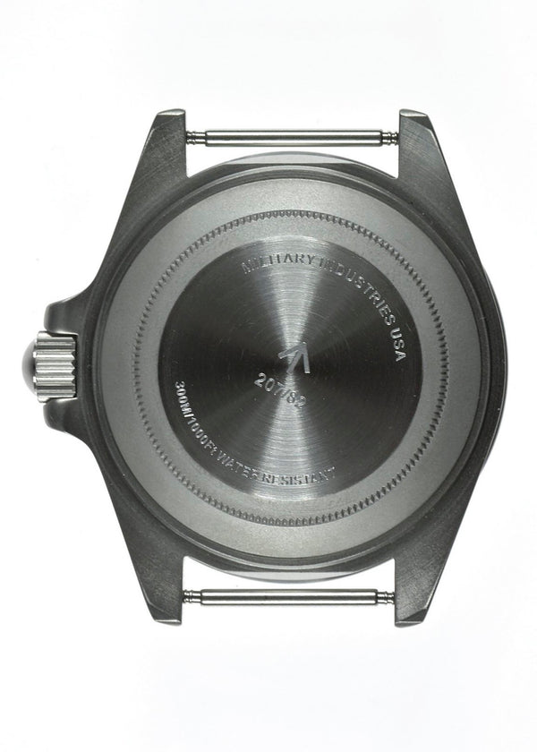 Military Industries Early 1980s Pattern Automatic 24 Jewel Stainless Steel Divers Watch - Ex Display Watch from a Trade Show Under Half Price!