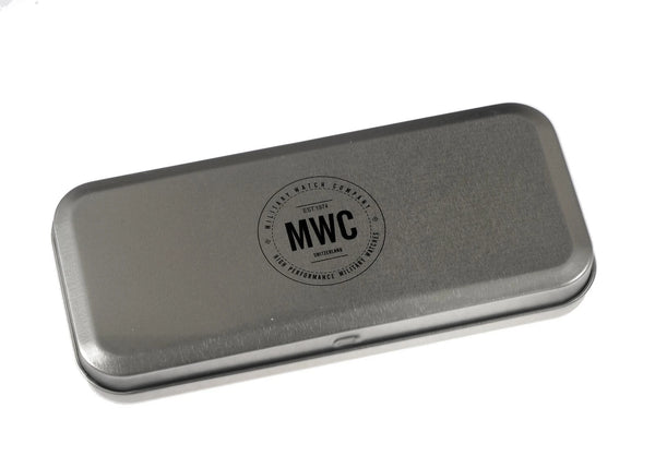 MWC Classic 1960s/70s European Pattern Military Watch on an Olive Military Webbing Strap - Ex Display Watch