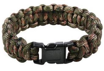 23cm / 9”  MWC Camouflage Paracord Bracelet