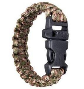 23cm / 9”  MWC Camouflage Paracord Bracelet