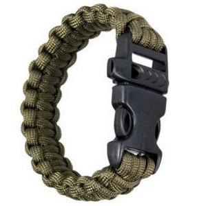 23cm / 9"" MWC Olive Green Paracord Bracelet
