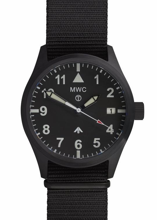 MWC MKIII (100m) 1950s Pattern Automatic Ltd Edition Military Watch in black PVD Steel with Sapphire Crystal